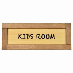 キッズルーム Kids Room 木枠付き 木製プレート Gタイプ サインプレート ドアプレート 長方形 おしゃれ かっこいい かわいい シンプル ナチュラル ブラウン トイレ 貼付タイプ 北欧風 レストラン 個人用 自宅 インテリア コーデ 商業施設 企業用 カフェ