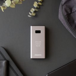 モバイルバッテリー パワープラス メタリックグレー