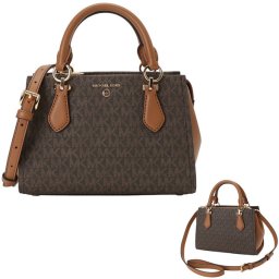 マイケルコース MICHAEL KORS ショルダーバッグ 32F2G6AC1B 252 BRN/ACORN MKシグネチャー 2WAY ハンドバッグ ブラウン MARILYN SMALL CROSSBODY BAG