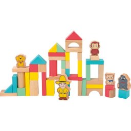おさるのジョージ つみきセット（５０ピース） [26-0274-047] - プレミアムギフト 贈り物 お祝い 天然木 内祝い 出産内祝い 結婚内祝い 快気祝い 新築祝い お返し 贈り物 プレゼント ギフト