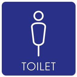 トイレ 御手洗 TOILET トイレマーク K2 男 MENS ピクトサイン マグネットステッカー マグネット 強力 正方形 13x13cm サイン インテリア 施設 案内