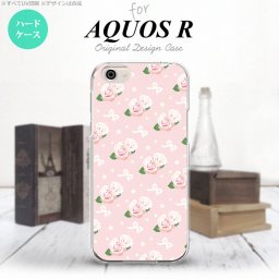 【SH03J】【スマホケース/スマホカバー】【アクオス R】SH03J スマホケース AQUOS R SH-03J カバー アクオス R 花柄・バラ（G） ピンク nk-sh03j-256【メール便送料無料】