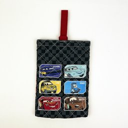 ディズニー カーズ キルトシューズバッグ ブラック スクール キッズ Disney