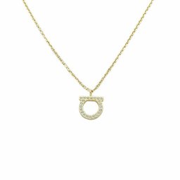 サルバトーレ フェラガモ Salvatore Ferragamo ネックレス ペンダント アクセサリー ガンチーニ 760132 696656 DIA 12 OL ゴールド