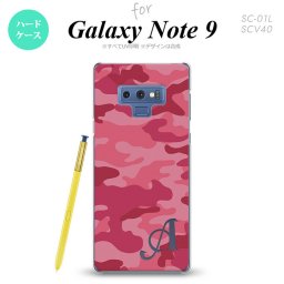 Galaxy Note 9 ギャラクシー ノート9 SC-01L SCV40 スマホケース カバー ハードケース 迷彩A ピンクA イニシャル 対応 nk-note9-1147i[スマホ,スマホケース,スマホカバー,ケース,カバー,ジャケット]