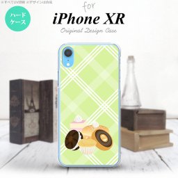 iPhoneXR iPhone XR スマホケース ハードケース スイーツ ドーナツ 緑 メンズ レディース nk-ipxr-662