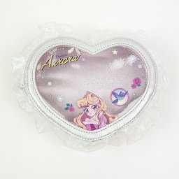 ディズニープリンセス オーロラ バレエコア ハート型クリアポーチ Disney