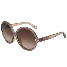 クロエ Chloe サングラス アジアンフィット UVカット CE742SA-643 レディース クリアローズ+ブラウングラデーション