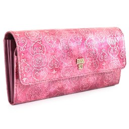 アナスイ ローズハート 財布 長財布 ピンク/ワイン系 ANNA SUI 316910-93（317980）レディース 婦人 ギフト 定番 彼氏 彼女 プレゼント