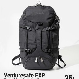 パックセーフ PACSAFE 60315100 バックパック EXP35 メンズ バック 盗難防止 トラベルパック リュックサック 海外旅行 デイパック タブレット PC アウトドア お出かけ 黒 R