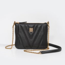 エムシーエム MCM MYZ8APA14 ショルダーバッグ レディース バッグ クロスボディ ロゴ チェーンバッグ プレゼント 斜め掛け 肩掛け 誕生日 オシャレ ギフト 鞄 かばん ブラック