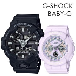CASIO G-SHOCK BABY-G ペアウォッチ Gショック おしゃれ ファッション カジュアル 彼氏 彼女 かっこいい かわいい ジーショック ベビージー カシオ メンズ 父の日 レディース 母の日 腕時計 手表 アナデジ 成人 卒業 入学