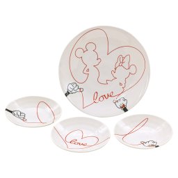 ディズニーキャラクター ラブイズ 取り分けセット ／皿・プレート 食器 キッチン用品 お中元 御中元 ギフト 夏ギフト 暑中見舞 残暑見舞 時期 いつ お礼 お返し グルメ のし お盆 初盆 新盆 お供 御供 ギフト 2026 送料無料 ギフト プレゼント プチギフト 内祝い 快気祝い 出産祝い 結婚祝い 引出物 新築祝い お返し