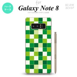 【SC01K】【スマホケース/スマホカバー】【ギャラクシー ノート8】SC01K スマホケース Galaxy Note8 SC-01K カバー ギャラクシー ノート8 スクエア 緑 nk-sc01k-1022【メール便送料無料】