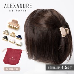 アレクサンドルドゥパリ ALEXANDRE DE PARIS ICC45-14339-03 ヘアーアクセサリー レディース アクセサリー ヴァンドームクリップ VENDOME CLIP Sサイズ ヘアクリップ 髪留め スワロフスキークリスタル 4.5cm ハーフアップスタイル ギフト プレゼント お祝い 記念 女性 全7色