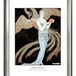 ジョルジュ バルビエ 魔法 A3 サイズ ポスター アート おしゃれ 絵画 インテリア 北欧 イラスト マット紙 艶消し アートパネル 額 フレーム デザイン 壁掛け ギフト 新築祝い ディスプレイ 引越し祝い　新生活　空間デザイン 