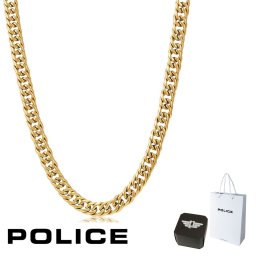 正規品 送料無料 ポリス POLICE 60cm 5.7mm 喜平 キヘイ チェーン ネックレス TRACE CHAIN GN0002618 ステンレス 316L サージカルステンレス ゴールド 金 メンズ 芸能人 着用 モデル カタログ 掲載 モデル 男性 ギフト プレゼント おすすめ 誕生日 クリスマス バレンタイン お祝い
