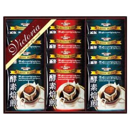 ビクトリア珈琲 酵素焙煎ドリップコーヒーセット  ／インスタントコーヒー コーヒー 水・ソフトドリンク 飲料 敬老の日 プレゼント ギフト お彼岸 お供え 秋 2026 送料無料 ギフト プレゼント プチギフト 内祝い 快気祝い 出産祝い 結婚祝い 引出物 新築祝い お返し