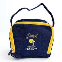 PEANUTS スヌーピー ランチトートバッグ Delight ランチ バッグ  ネイビー グッズ  (MCOR)