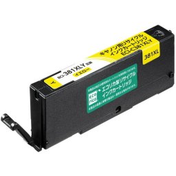 【推奨品】エレコム ECI-C381XLY エコリカインク CANON BCI-381XLY リサイクル 大容量 イエロー