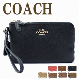 コーチ COACH 財布 レディース ポーチ ハンドポーチ リストレット クラッチ ハンドバッグ カードケース 小物入れ おしゃれ 小さめ 化粧 ブラック 黒 ピンク COACH-WRIST-L6 【ネコポス】 ブランド 人気