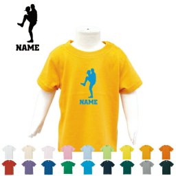「ピッチャー」名入れTシャツ/ベビー服、キッズ服、お名前、子供服、キッズウェア、こども服、入園、入学、新学期、幼稚園、保育園、小学校、、夏服【ネコポス発送可】【cf_bst】野球 甲子園