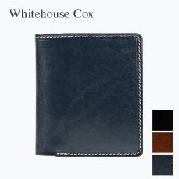 ホワイトハウスコックス Whitehouse Cox S1958 二つ折り財布 メンズ 財布 ミニ財布 小銭入れ シンプル 小物 プレゼント お祝い 記念 コンパクト財布 無地 全3色