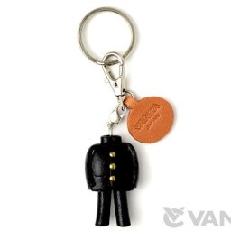 男子学生服 キーホルダー【レザー 本革 VANCA バンカクラフト革物語 国産 ハンドメイド 贈り物 即納】