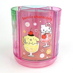 サンリオキャラクターズ 回るペンスタンド ペン立て 文具 インテリア デスク周り