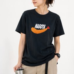 オリジナルご当地Ｔシャツ「NAGOYA（海老フライ）」名古屋といえばエビフリャー 名古屋名物を胸に おもしろTシャツ