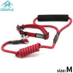 ジウォーク GEWALK カラーズオブネイチャーシリーズ リード＆カラーセット M レッド