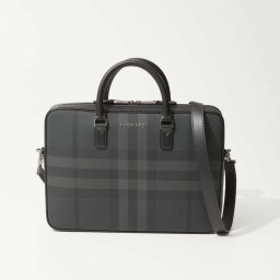 バーバリー BURBERRY 8066091 ブリーフケース ML SLIM AINSWORTH BRT メンズ バッグ ビジネスバッグ スリム エインズワース チェック ショルダーバッグ 通勤 通学 肩掛け かばん 鞄 ギフト プレゼント チャコール