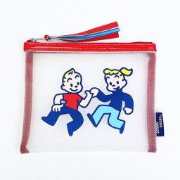 オサムグッズ ジル&ジャック メッシュポーチ (レッド) OSAMUGOODS