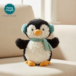 メリーマイヤー パティ ペンギン イヤーマフ 21cm | ぬいぐるみ ナチュラルカラー 動物 どうぶつ ファーストトイ ベビー 赤ちゃん こども Mary Meyer Putty 正規輸入品