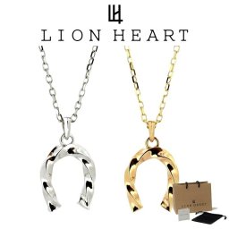ライオンハート ネックレス メンズ ツイスト ホースシュー プチネックレス K10 10金 プチモダン LH-01NE1133 LION HEART クリスマス 誕生日 プレゼント ギフト 彼氏 ブランド 人気 ランキング