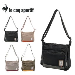 【le coq sprotif】 36389 アンディリー ショルダーバッグ かばん 斜め掛け バッグ シンプル おしゃれ 普段使い 便利 ユニセックス プレゼント ギフト ブラック