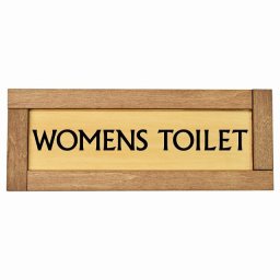 女子トイレ Womens Toilet 木枠付き 木製プレート Fタイプ サインプレート ドアプレート 長方形 おしゃれ かっこいい かわいい シンプル ナチュラル ブラウン トイレ 貼付タイプ 北欧風 レストラン 個人用 自宅 インテリア コーデ 商業施設 企業用 カフェ