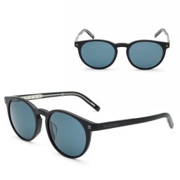 ゼニア サングラス ZEGNA EZ0172-F/S 01V 55 Ermenegildo Zegna エルメネジルド・ゼニア サングラス アジアンフィット UVカット ブラック スモークブルー