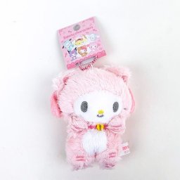 サンリオ マイメロディ Happy cat ボールチェーンマスコット2 ぬいぐるみ ピンク