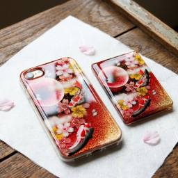 【全機種対応】スマホケース『期』名入れ 送料無料 和柄 和風 桜 職人 伝統工芸 ハンドメイド ハードケース 手帳型 iPhone 17 Xperia AQUOS Android 各機種対応