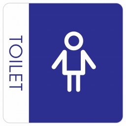 トイレ 御手洗 TOILET トイレマーク I1 男 MENS ピクトサイン ステッカー シール 塩ビ製 サイン ウォールステッカー インテリア 施設 案内