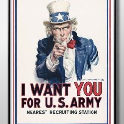 アンクル サム I WANT YOU FOR U.S.ARMY 軍隊 A3 サイズ ポスター アート おしゃれ 絵画 インテリア 北欧 イラスト マット紙 艶消し アートパネル 額 フレーム デザイン 壁掛け ギフト 新築祝い ディスプレイ 引越し祝い　新生活　空間デザイン 