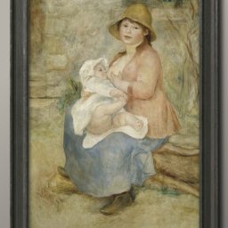 オーギュスト ルノワール 授乳する母親 A3 サイズ ポスター アート おしゃれ 絵画 インテリア 北欧 イラスト マット紙 艶消し アートパネル 額 フレーム デザイン 壁掛け ギフト 新築祝い ディスプレイ 引越し祝い　新生活　空間デザイン 