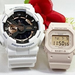 カシオ 恋人たちのGショック ペアウォッチ G-SHOCK BABY-G GA-110RG-7AJF BGD-565-4JF 電池式 送料無料 国内正規品 記念日 誕生日 プレゼント お揃い ブラック 黒 ピンク クリスマス お祝い 結婚 婚約 20代 30代 40代 50代 カップル 夫婦