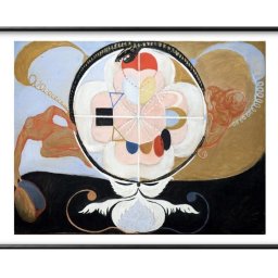 ヒルマ アフ クリント A3 サイズ ポスター アート おしゃれ 絵画 インテリア 北欧 イラスト マット紙 艶消し アートパネル 額 フレーム デザイン 壁掛け ギフト 新築祝い ディスプレイ 引越し祝い　新生活　空間デザイン 