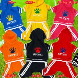犬服 SPORT あったか裏起毛ロンパース ( 大型犬用 ) 防寒着 ツナギ 秋冬服 ゴールデンレトリバー ラブラドールレトリバー