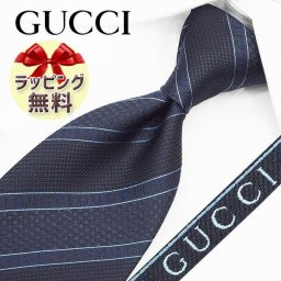 グッチ ネクタイ GUCCI ネイビー/ブルーグレー (8cm) ALISE 499694-4100 A30 【グッチネクタイ・ブランドネクタイ・ブランドギフト・プレゼント】【20代・30代・40代・50代・おしゃれ・春夏・父の日】