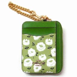 コーチ コインケース COACH アウトレット フローラル プリント 花柄 キャンバス ジップ カードケース 小銭入れ CBL79 IMUY3
