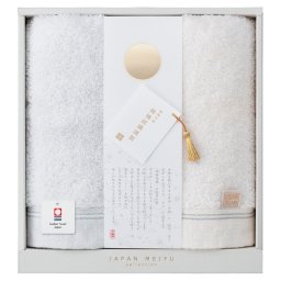 JAPAN MEIFU selection 楠橋紋織謹製 天の川 フェイスタオル2P ／タオル 日用品・ヘルスケア 結婚祝い プレゼント ギフト 結婚内祝い お返し おしゃれ 友達 メッセージ のし 職場 ハイセンス 人気 出産祝い 出産内祝い 送料無料 2026 送料無料 ギフト プレゼント プチギフト 内祝い 快気祝い 出産祝い 結婚祝い 引出物 新築祝い お返し