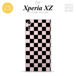 【SO01J】【スマホケース/スマホカバー】【エクスペリア XZ 】SO01J スマホケース XPERIA XZ SO-01J カバー エクスペリア XZ  スクエア 黒 nk-so01j-tp031【メール便送料無料】